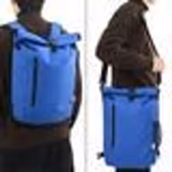 vidaXL Sac de vélo pour porte-bagages 20 L Bleu 31x13x58 cm
