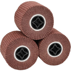 Rouleaux de ponçage 3 pcs 240 grain fibres synthétiques Vidaxl