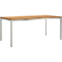 Vidaxl - Table à Manger d'Extérieur 180x90x75 cm Bois Massif Teck