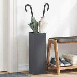 Vidaxl - Support de parapluie Anthracite Métal Standard Porte-parapluie
