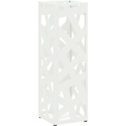 Vidaxl - Porte-parapluie Blanc Métal Standard