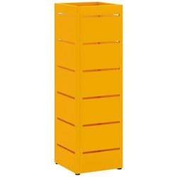 Porte-parapluie Moutarde 15,5 x 15,5 x 49 cm Acier Vidaxl