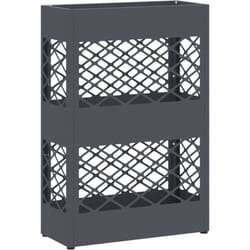 Support de parapluie anthracite - 28x12x41 cm en acier Vidaxl