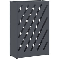 Porte-parapluie avec stockage Anthracite 28 x 12 x 41 cm Acier Vidaxl
