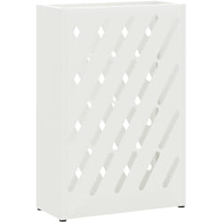 Vidaxl - Support de parapluie blanc 28x12x41 cm en acier