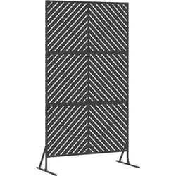 Vidaxl - Panneau de clôture en acier Noir Acier Standard Durable