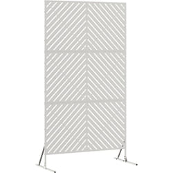 Vidaxl - cran de confidentialité 100x50x180 cm en inox