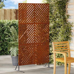 vidaXL Écran de confidentialité Gris 100 x 50 x 180 cm Acier 868548