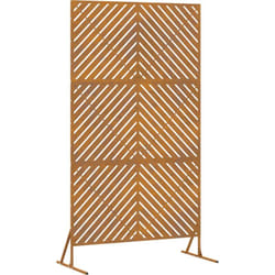 Vidaxl - Panneaux de clôture 100 x 50 x 180 cm Acier inoxydable