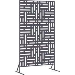 Ce panneau de clôture en métal pour l'extérieur est un excellent choix pour rehausser votre espace tout en servant de barrièr ...