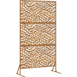 Vidaxl - cran d'intimité 100x50x180 cm en acier résistant aux intempéries