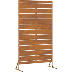 Vidaxl - cran de confidentialité de 180 cm en acier corten