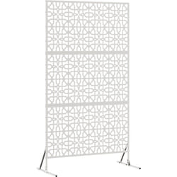 Cran de Vie Privée 100x50x180 cm en Acier Inoxydable Vidaxl