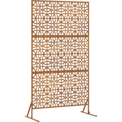 Vidaxl - cran de confidentialité 100x50x180 cm en acier Corten