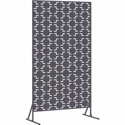 Ce panneau de clôture en métal pour l'extérieur est une façon stylée et pratique d'embellir votre espace tout en définissant  ...