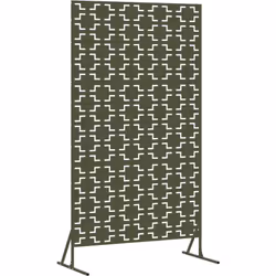 Ce panneau de clôture en métal extérieur est une option cool pour embellir ton espace tout en délimitant les frontières. Avec ...
