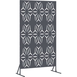 Vidaxl - Panneau de clôture en métal Anthracite Métal Grand Motif