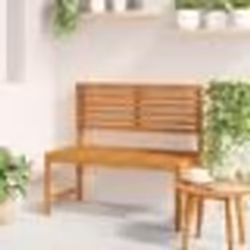 Banc de jardin vidaXL 100x50x91 cm en bois massif d'acacia