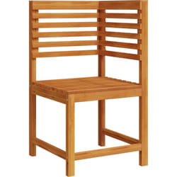 Vidaxl - Chaise d'angle de jardin en bois massif d'acacia