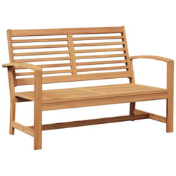 Vidaxl - Banc de jardin Naturel 110 x 64 x 76.5 cm Bois de teck solide