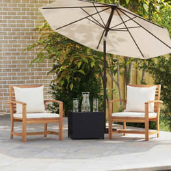 Vidaxl - Chaises De Jardin 2 Pcs Naturel 60 X 65 X 76.5 Cm