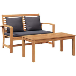 Vidaxl - Banc De Jardin Naturel 110 X 64 X 76.5 Cm Bois De Teck Solide
