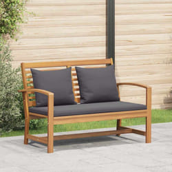 Vidaxl - Ensemble De Canapé De Jardin 2 Pcs Naturel Bois De Teck Solide
