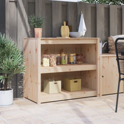 Armoire de Cuisine Extérieure 106x55x92 cm en Bois Massif Vidaxl