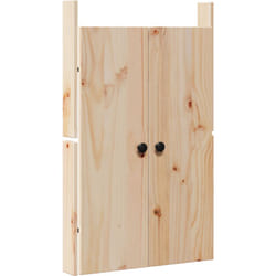 Portes de cuisine extérieure 50x9x82 cm en bois de pin massif Vidaxl