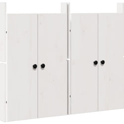 Vidaxl - Portes de cuisine extérieures 2 pcs blanches 50x9x82 cm en bois massif de pin