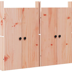 Portes de cuisine extérieure 2 pcs 50x9x82 cm Bois massif de Douglas Vidaxl