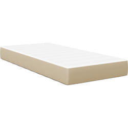 Vidaxl - Matelas à ressorts ensachés Vert clair Gris Moyen 90x190x20 cm Tissu