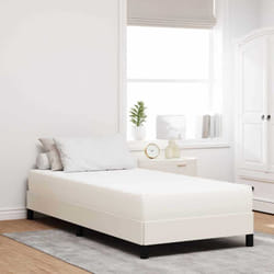 Vidaxl - Matelas De Lit Avec Matelas Crème 90 X 200 Cm Tissu