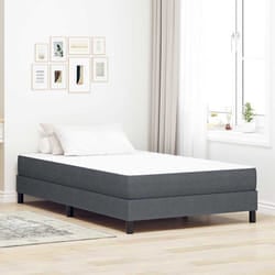 Vidaxl - Matelas De Lit Avec Matelas Gris 120 X 200 Cm Tissu