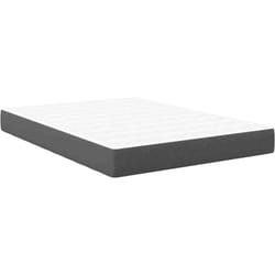 Vidaxl - Matelas De Lit Avec Matelas Gris 140 X 190 Cm Tissu