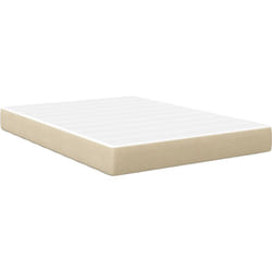 Vidaxl - Matelas à ressorts ensachés Vert clair et gris moyen 140x190x20 cm Tissu