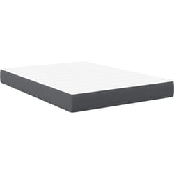 Vidaxl - Matelas à ressorts ensachés Gris foncé Moyen 160x200x20 cm Tissu