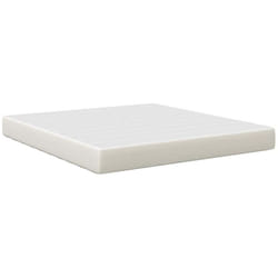 Matelas De Lit Avec Matelas Crème 180 X 200 Cm Tissu Vidaxl