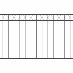 Ce panneau de clôture en acier gris de 1,7 m est idéal pour l'extérieur. Que tu clotures un jardin, installes une barrière ou ...