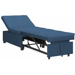 Vidaxl - Canapé-Lit Bleu 194 x 67 x 37 cm tissu