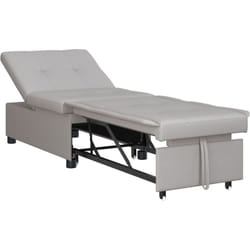 Vidaxl - Sofa-lit 3 en 1 gris nuage