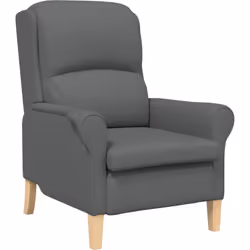 Le fauteuil moderne confortable gris foncé mélange style et confort, ce qui en fait un super choix pour n'importe quel espace ...