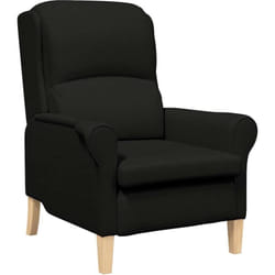 fauteuil Noir 76 x 94 x 102 cm tissu vidaXL