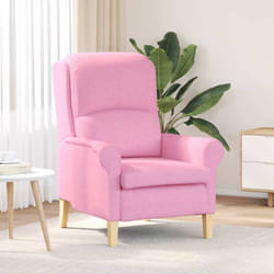 Fauteuil Rose 76 x 94 x 102 cm tissu Vidaxl