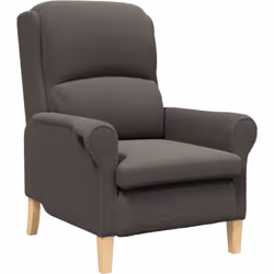 Ce Fauteuil Ergonomique vidaXL est une option stylée et confortable pour votre salon ou votre chambre. Avec son tissu gris fo ...