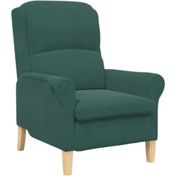 fauteuil Vert foncé 76 x 94 x 102 cm Velours vidaXL