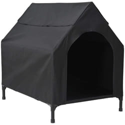 Maison pour Chiens Noir 110 x 75 x 107,5 cm Vidaxl