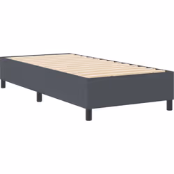 Ce cadre de lit plateforme est bien construit pour soutenir ton matelas préféré. Sa couleur gris foncé et son design moderne  ...