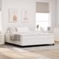Lit Box Spring vidaXL Crème Super King Tissu Côtelé 3337424