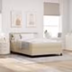 vidaXL Lit à sommier box avec matelas gris clair 140x200 cm Tissu en velours côtelé 3337518